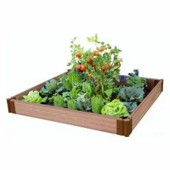Flash Sale ⌛ Raised Garden Beds Frame It All 1-inch Series Composite Raised Garden Bed Kit - 4ft. X 4ft. X 11in. ✔️ -Raised Garden Beds Sales detail2ANTH002