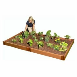 Hot Sale 👍 Raised Garden Beds Frame It All Tool-Free Composite Raised Garden Bed Kit - 8L X 4W X .46H Ft. 🎁 -Raised Garden Beds Sales detail2ANTH011