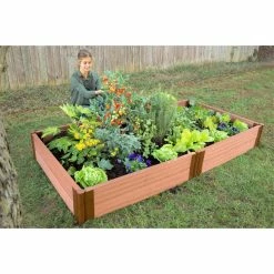 Buy 👍 Raised Garden Beds Frame It All Tool-Free Composite Raised Garden Bed Kit - 8L X 4W X .09H Ft. 🥰 -Raised Garden Beds Sales detail2ANTH012