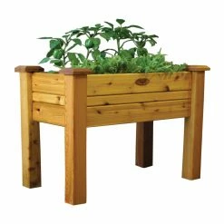 Best deal 🛒 Raised Planter Boxes Gronomics Cedar Elevated Planter Box 🤩 -Raised Garden Beds Sales detail2GRON002