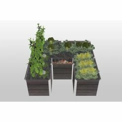 Hot Sale 😍 Raised Garden Beds Vita Urbana Vinyl U Shaped Keyhole Raised Garden Bed ✨ -Raised Garden Beds Sales detail2NEA191