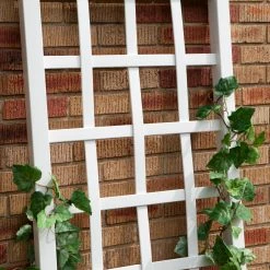 New 🤩 Dura-Trel Cambridge 6-ft. Vinyl Arch Trellis - White 😉 -Raised Garden Beds Sales detail3DU059