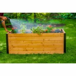 Hot Sale 🔔 Raised Garden Beds Vita Mezza Cedar Rectangular Keyhole Raised Garden Bed ✨ -Raised Garden Beds Sales detail3NEA193