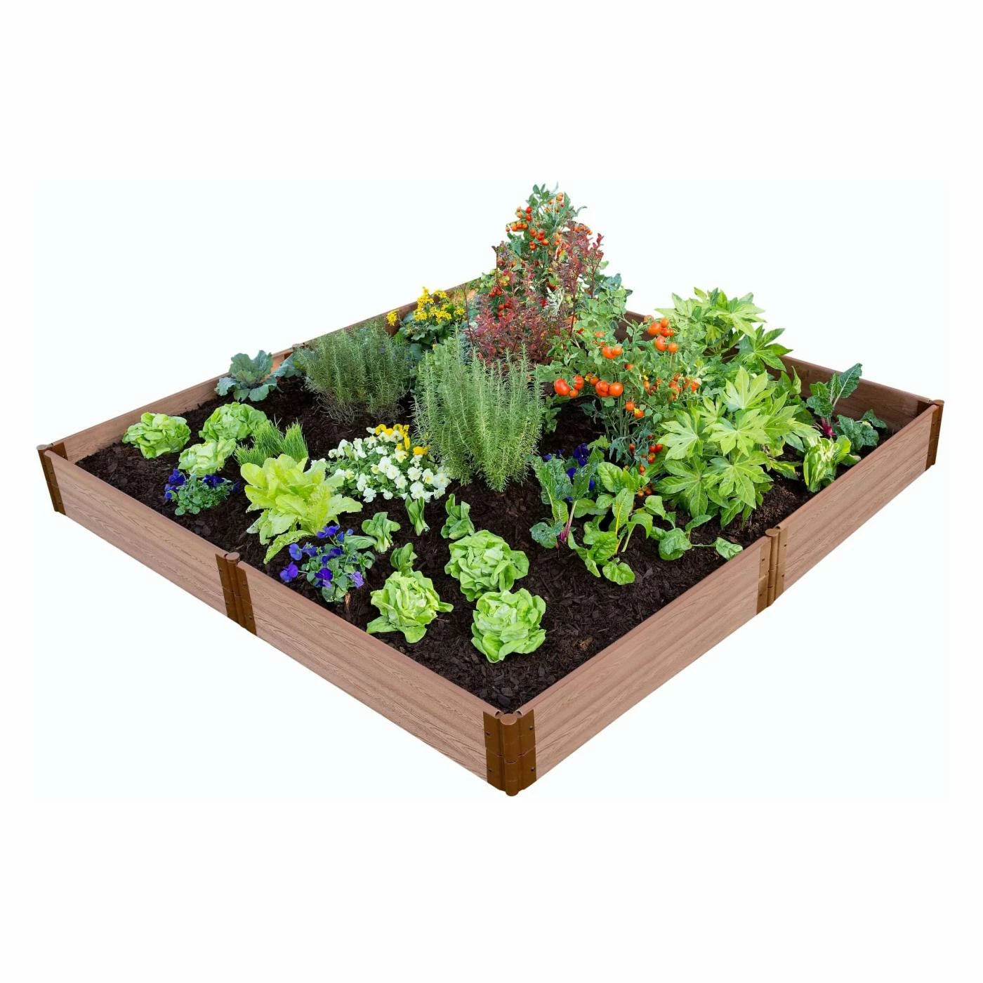 Cheap ๐ Raised Garden Beds Frame It All 1-inch Series Composite Raised Garden Bed Kit - 8ft. X 8ft. X 11in. ๐ 8 Cheap ๐ Raised Garden Beds Frame It All 1-inch Series Composite Raised Garden Bed Kit - 8ft. X 8ft. X 11in. ๐ - Image 6