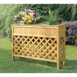 Best Sale 🥰 Raised Planter Boxes Convenience Concepts Planters & Potts Large Raised Patio Planter 🎁 -Raised Garden Beds Sales detail4CONV533