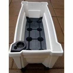Buy 😀 Vinyl Exaco Calypso Planter With Trellis ⭐ -Raised Garden Beds Sales detail4EX183