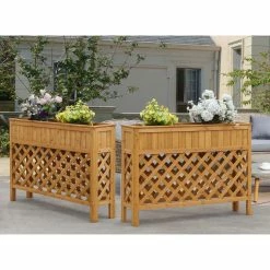 Best Sale 🥰 Raised Planter Boxes Convenience Concepts Planters & Potts Large Raised Patio Planter 🎁 -Raised Garden Beds Sales detail5CONV533