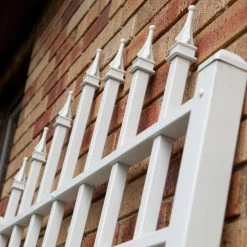 Flash Sale 🎁 Dura-Trel Winchester Wall Mounted White Vinyl Trellis ❤️ -Raised Garden Beds Sales detail5DU061