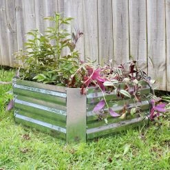Flash Sale 🎉 Sunnydaze Decor Raised Garden Beds Sunnydaze Galvanized Steel Square Raised Garden Bed 🌟 -Raised Garden Beds Sales detail5NETH1359