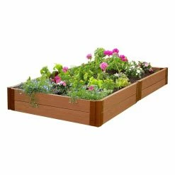 Buy 👍 Raised Garden Beds Frame It All Tool-Free Composite Raised Garden Bed Kit - 8L X 4W X .09H Ft. 🥰 -Raised Garden Beds Sales detail6ANTH012