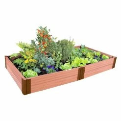 Buy 👍 Raised Garden Beds Frame It All Tool-Free Composite Raised Garden Bed Kit - 8L X 4W X .09H Ft. 🥰 -Raised Garden Beds Sales detail7ANTH012