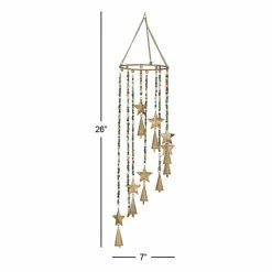 Wholesale ❤️ Whimsical DecMode 26 In. Stars Wind Chime 😀 -Raised Garden Beds Sales detail7UMA12239