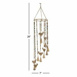 Promo 🎁 Whimsical DecMode 26 In. Decorative Bird Wind Chime 💯 -Raised Garden Beds Sales detail7UMA12241