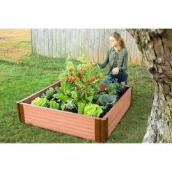 Top 10 🎁 Raised Garden Beds Frame It All Tool-Free Composite Raised Garden Bed Kit - 4L X 4W X 0.9H Ft. 🌟 -Raised Garden Beds Sales detailANTH010