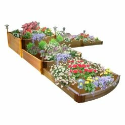 Best deal 🛒 Raised Garden Beds Frame It All 1-inch Series Composite Split Waterfall Raised Garden Bed Kit - 144in. X 144in. X 22in. 👏 -Raised Garden Beds Sales detailANTH034