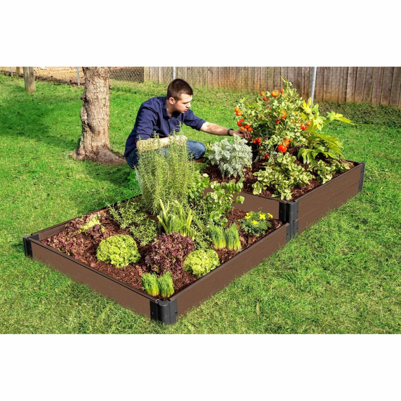 Best Sale 🧨 Raised Garden Beds Frame It All Terrace Composite Rectangular 2-Tier Raised Garden Bed ⭐ 5 Best Sale 🧨 Raised Garden Beds Frame It All Terrace Composite Rectangular 2-Tier Raised Garden Bed ⭐ - Image 3