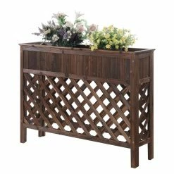 Best Sale 🥰 Raised Planter Boxes Convenience Concepts Planters & Potts Large Raised Patio Planter 🎁 -Raised Garden Beds Sales detailCONV533