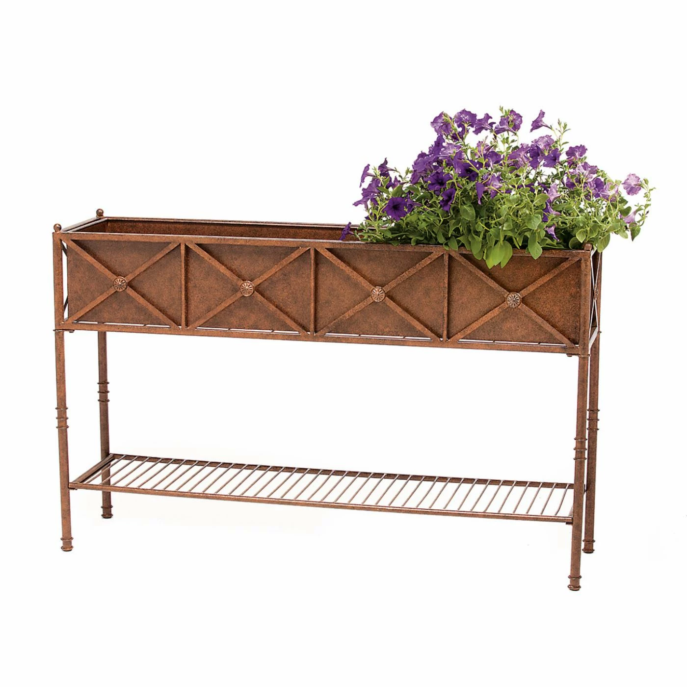 Wholesale ๐ Raised Planter Boxes Deer Park Ironworks Rosette Steel Raised Planter With Tin Liner โจ 5 Wholesale ๐ Raised Planter Boxes Deer Park Ironworks Rosette Steel Raised Planter With Tin Liner โจ - Image 3
