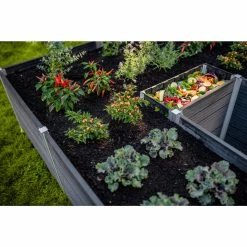 Hot Sale 😍 Raised Garden Beds Vita Urbana Vinyl U Shaped Keyhole Raised Garden Bed ✨ -Raised Garden Beds Sales detailNEA191