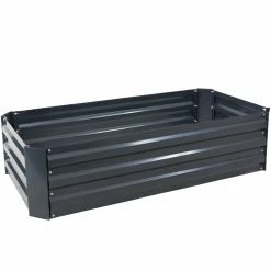 Outlet 🤩 Sunnydaze Decor Raised Garden Beds Sunnydaze Corrugated Galvanized Steel Raised Garden Bed ✔️ -Raised Garden Beds Sales detailNETH1362