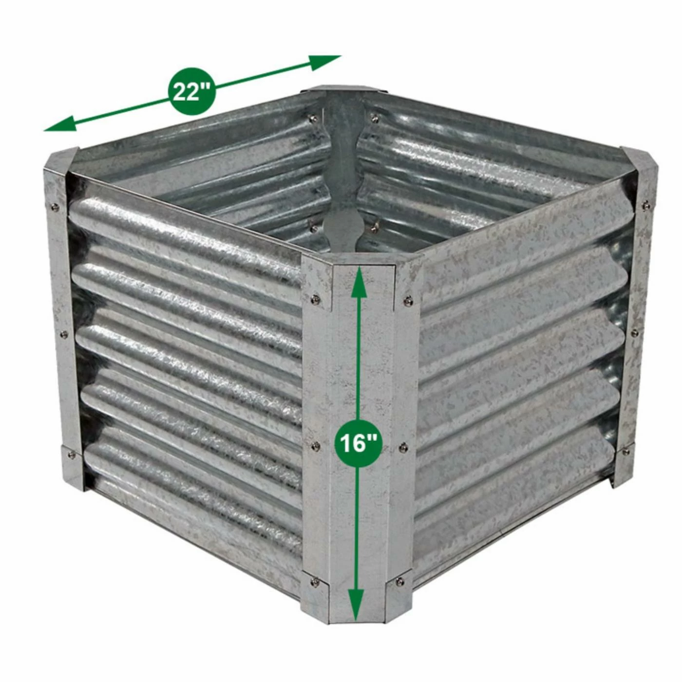 Budget β Raised Garden Beds Sunnydaze Decor Galvanized Steel Square Raised Garden Bed π 5 Budget β Raised Garden Beds Sunnydaze Decor Galvanized Steel Square Raised Garden Bed π - Image 3
