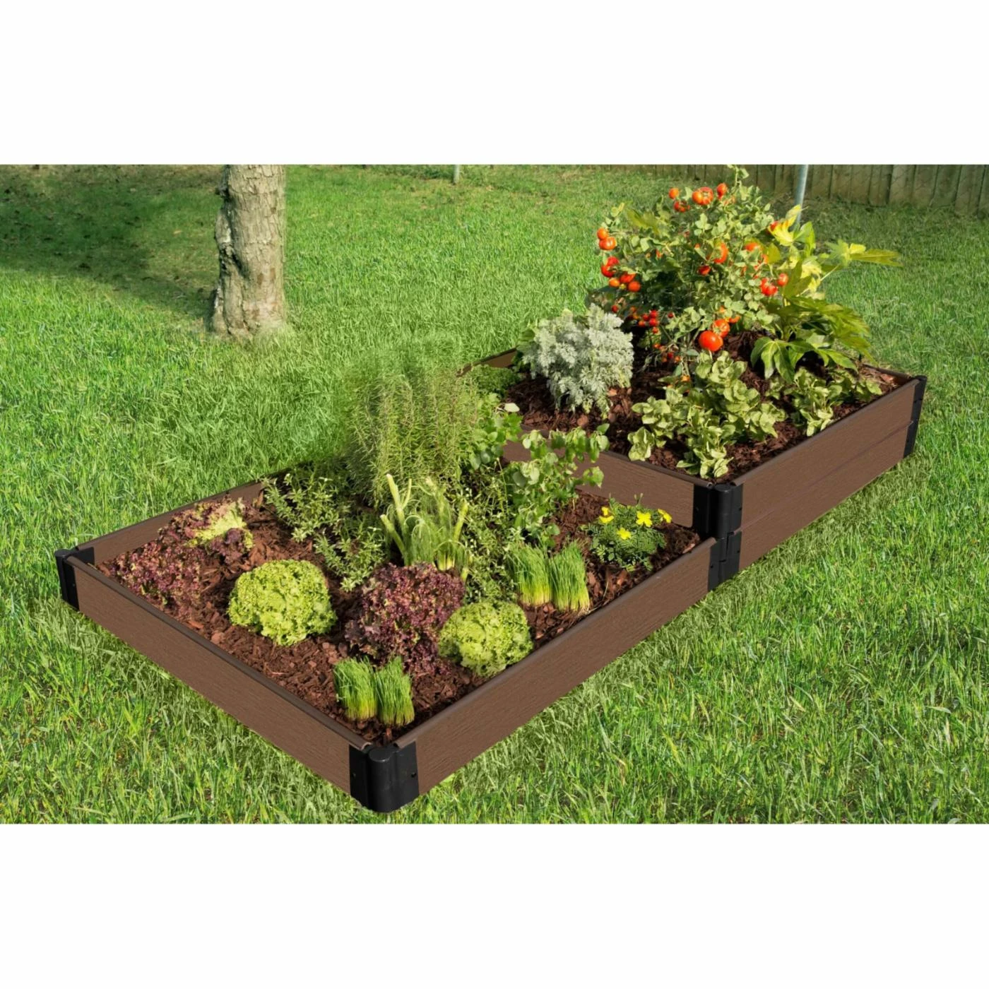 Best Sale 🧨 Raised Garden Beds Frame It All Terrace Composite Rectangular 2-Tier Raised Garden Bed ⭐ 4 Best Sale 🧨 Raised Garden Beds Frame It All Terrace Composite Rectangular 2-Tier Raised Garden Bed ⭐ - Image 2