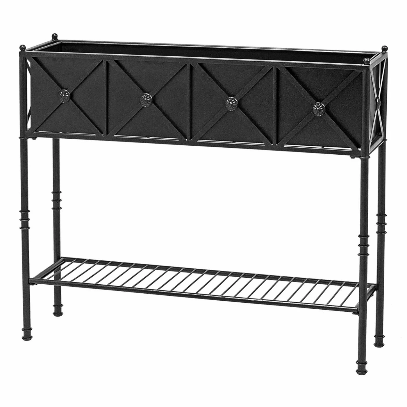 Wholesale ๐ Raised Planter Boxes Deer Park Ironworks Rosette Steel Raised Planter With Tin Liner โจ 4 Wholesale ๐ Raised Planter Boxes Deer Park Ironworks Rosette Steel Raised Planter With Tin Liner โจ - Image 2