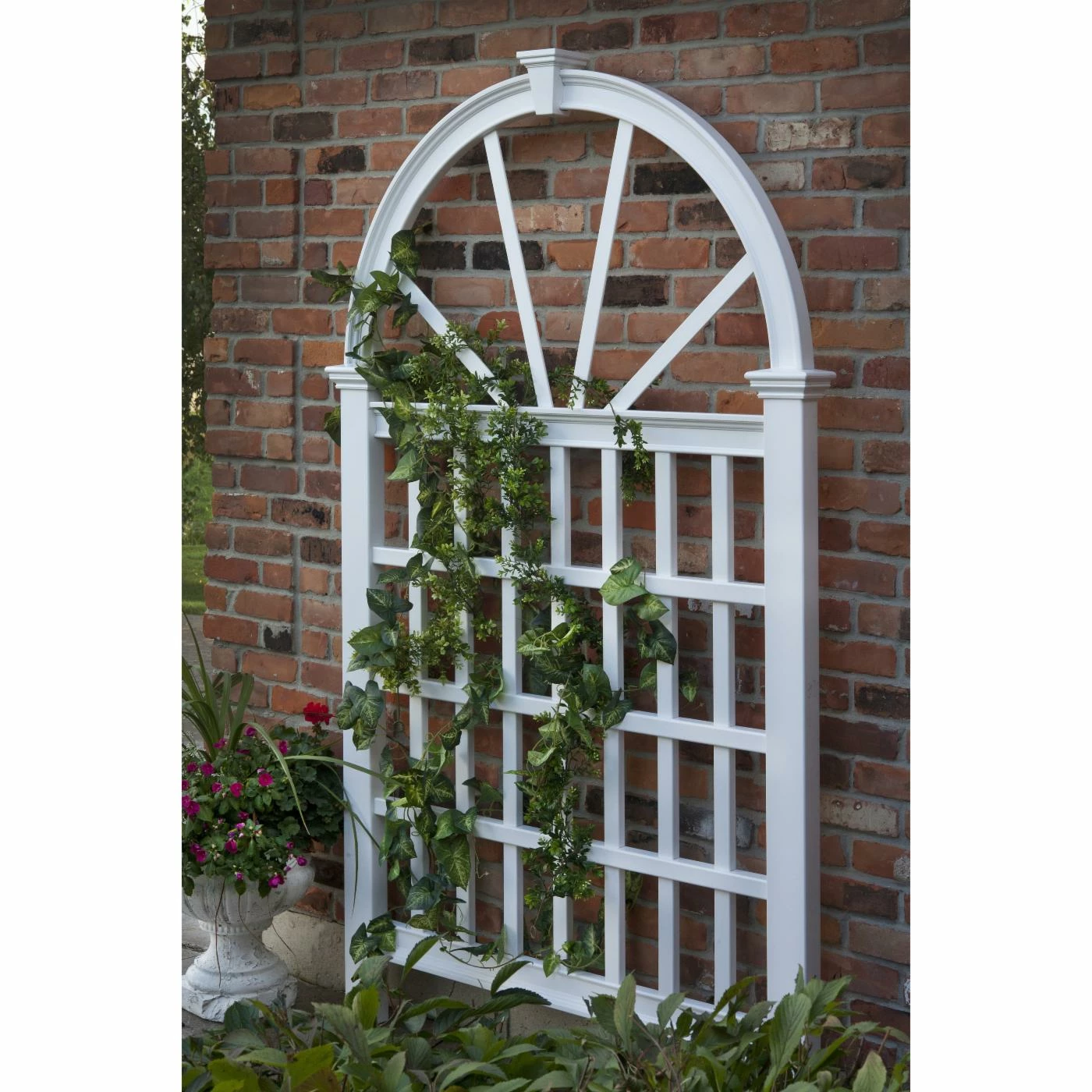 Promo โญ New England Arbors Vita 7 Ft. White Vinyl Vienna Arch Trellis ๐ 4 Promo โญ New England Arbors Vita 7 Ft. White Vinyl Vienna Arch Trellis ๐ - Image 2