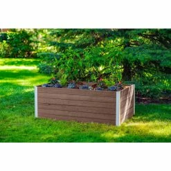 Buy 😉 Raised Garden Beds Vita Urbana Vinyl Rectangle Keyhole Raised Garden Bed 🧨 -Raised Garden Beds Sales inuseNEA190