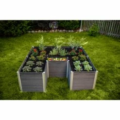 Hot Sale 😍 Raised Garden Beds Vita Urbana Vinyl U Shaped Keyhole Raised Garden Bed ✨ -Raised Garden Beds Sales inuseNEA191