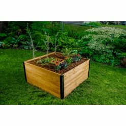 Flash Sale 💯 Raised Garden Beds Vita Mezza Cedar Cube Keyhole Raised Garden Bed ✨ -Raised Garden Beds Sales inuseNEA192
