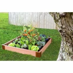 Top 10 👏 Raised Garden Beds Frame It All Tool-Free Composite Raised Garden Bed Kit - 4L X 4W X .46H Ft. 🥰