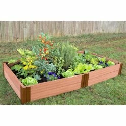 Buy 👍 Raised Garden Beds Frame It All Tool-Free Composite Raised Garden Bed Kit - 8L X 4W X .09H Ft. 🥰