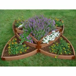 Outlet 💯 Raised Garden Beds Frame It All Tool-Free Composite Versailles Sunburst Raised Garden Bed Kit - 8L X 8W X 1.4H Ft. ⭐
