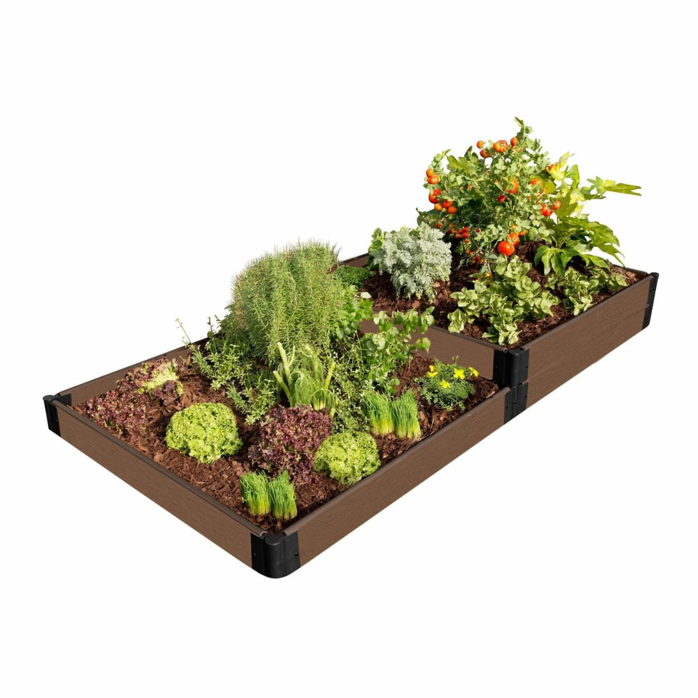 Best Sale 🧨 Raised Garden Beds Frame It All Terrace Composite Rectangular 2-Tier Raised Garden Bed ⭐ 3 Best Sale 🧨 Raised Garden Beds Frame It All Terrace Composite Rectangular 2-Tier Raised Garden Bed ⭐