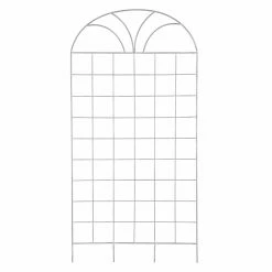 Best Pirce 🔔 Deer Park Ironworks Large Arch Top Bare Essentials Steel Trellis 🎁