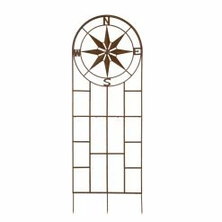 Hot Sale 😀 Steel Deer Park Ironworks Compass Garden Trellis 🧨