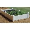Wholesale ✔️ Dura-Trel Raised Garden Beds Rectangle Vinyl Cambridge Raised Planter Bed 😉 -Raised Garden Beds Sales masterDU043