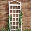 New 🤩 Dura-Trel Cambridge 6-ft. Vinyl Arch Trellis - White 😉 -Raised Garden Beds Sales masterDU059