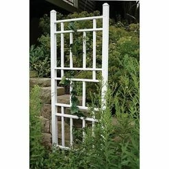 Promo 👏 Dura-Trel Wellington 6.25-ft. Vinyl Wall Trellis - White 😍