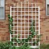 Flash Sale 🎁 Dura-Trel Winchester Wall Mounted White Vinyl Trellis ❤️ 2 Flash Sale 🎁 Dura-Trel Winchester Wall Mounted White Vinyl Trellis ❤️ -Raised Garden Beds Sales masterDU061
