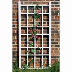Discount ✨ Dura-Trel Cottage 5.5-ft. White Vinyl Wall Trellis ⭐