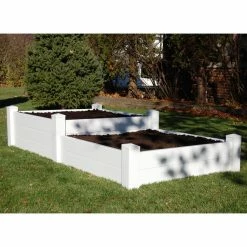Raised Garden Beds Sales 6 Best Pirce โค๏ธ Raised Garden Beds Dura-Trel 4 X 8 Rectangle Split Level Raised Planter Bed โจ