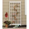 Cheapest 😀 Vinyl Dura-Trel Lancaster Trellis ✔️ -Raised Garden Beds Sales masterDU185