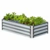 Best reviews of 🎉 Raised Garden Beds EarthMark Galvanized Low Rectangular Raised Garden Bed 😀 -Raised Garden Beds Sales masterEART002