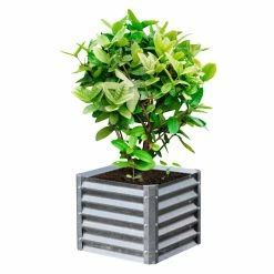 Cheapest π Raised Garden Beds EarthMark Galvanized High Square Raised Garden Bed π