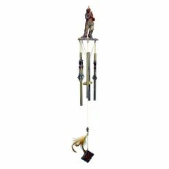 Outlet ⌛ Whimsical Great World Warrior With Club Wind Chime 👏