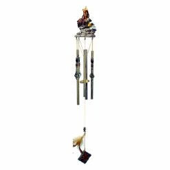 Cheap 💯 Whimsical Great World 31 In. Warrior / Eagle Wind Chime 🔥