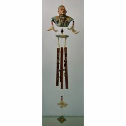 Top 10 🎉 Whimsical Great World Warrior Bald Indian Wind Chime 🔥