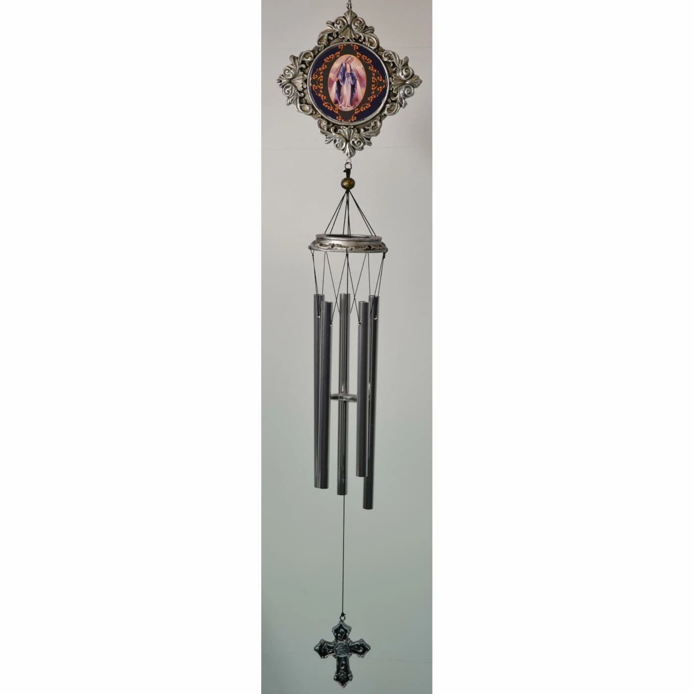 Cheap 🔥 Whimsical Great World 32 In. Mary Standing Wind Chime 🤩 3 Cheap 🔥 Whimsical Great World 32 In. Mary Standing Wind Chime 🤩
